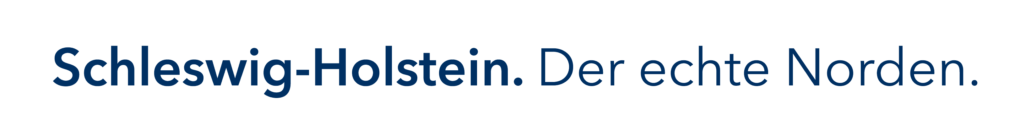 Schleswig Holstein. Der echte Norden.
